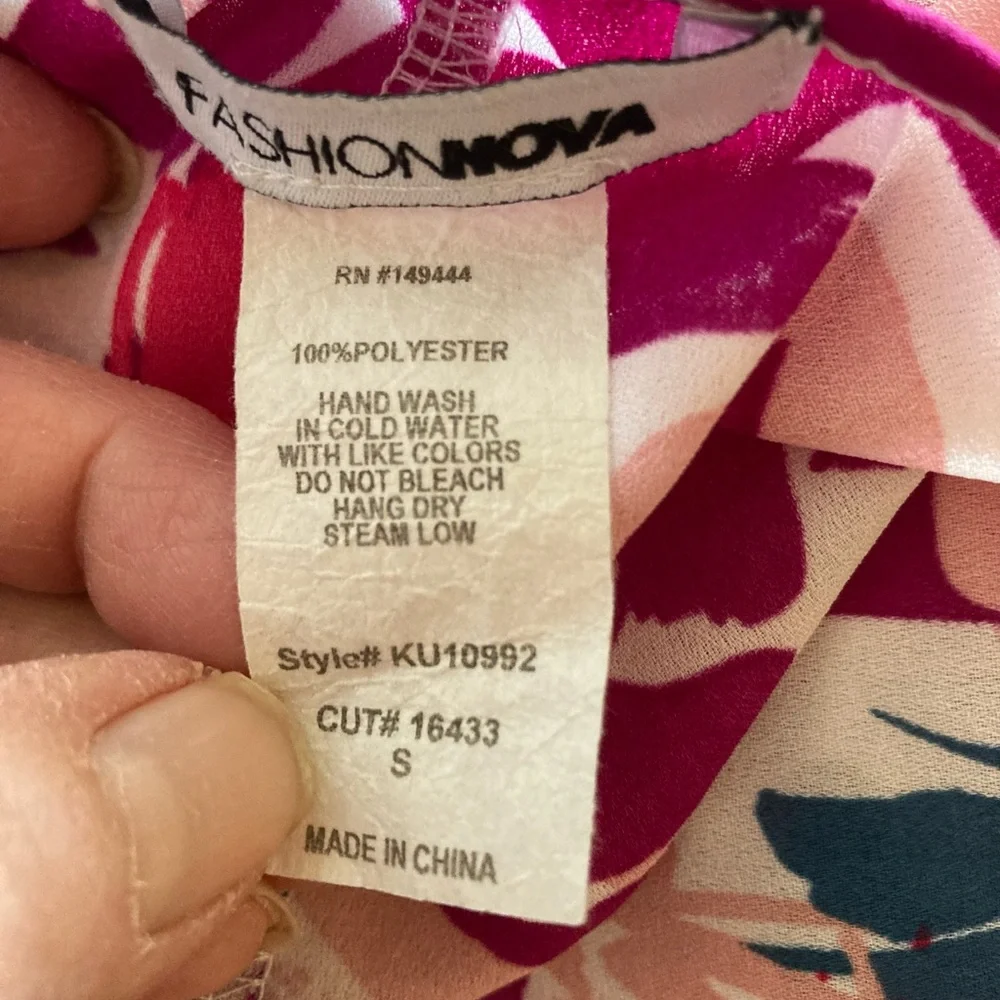 Fashion nova small floral duster